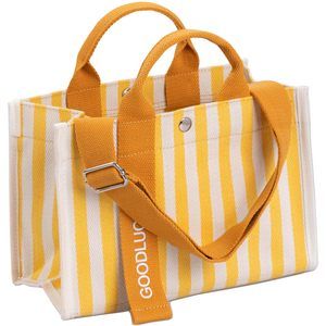 Compact Cute Canvas Carryall Satchel For With Compartments,Waterproof